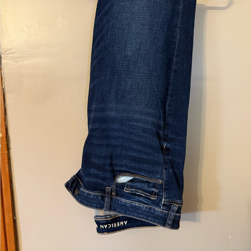 American Age Men's Dark Blue Slim Jeans